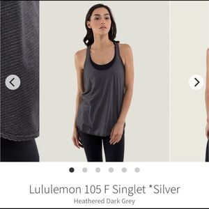 Lululemon | Singlet Dark Gray Tee